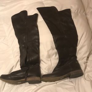 Over the knee boots (worn once)